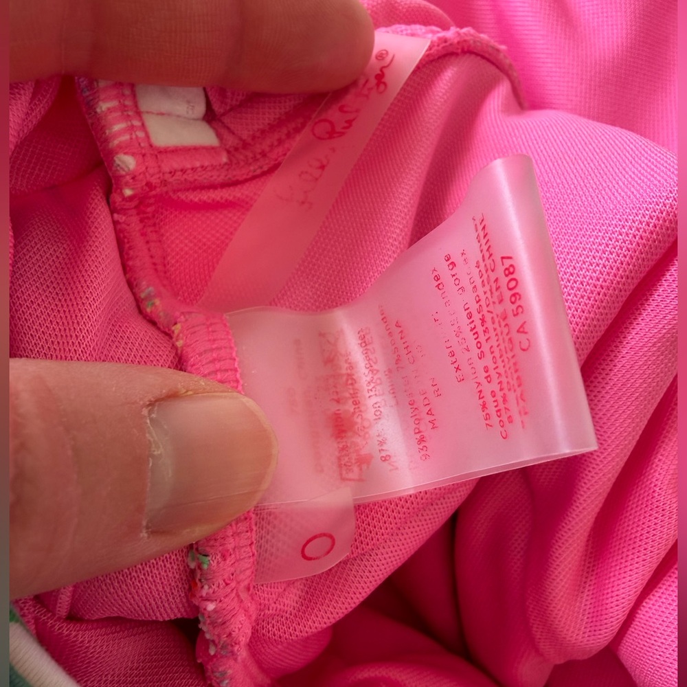 Lilly Pulitzer Ledger Halter One Piece Swimsuit Multi Journey to the Jungle - Picture 2 of 2